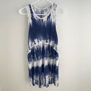 Mittoshop Women’s Blue Tie Dye Dress